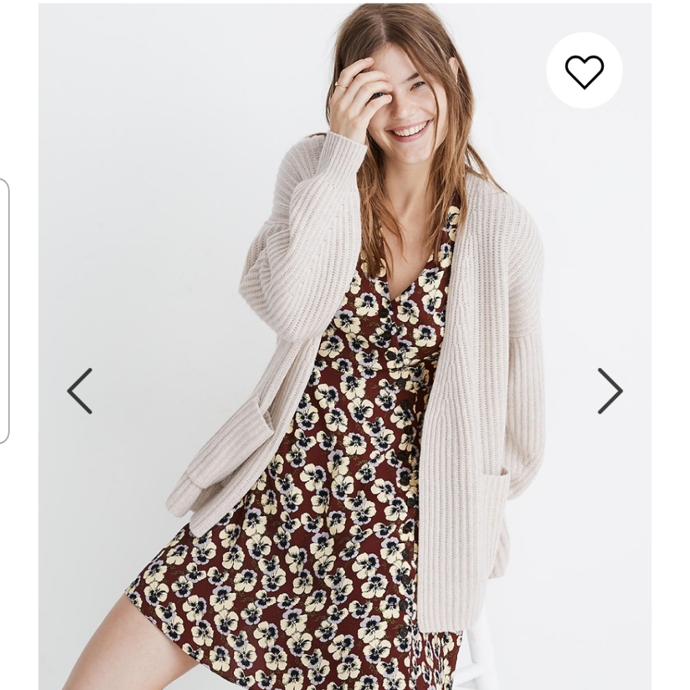 Madewell Redford Knit Long Sleeve Cardigan